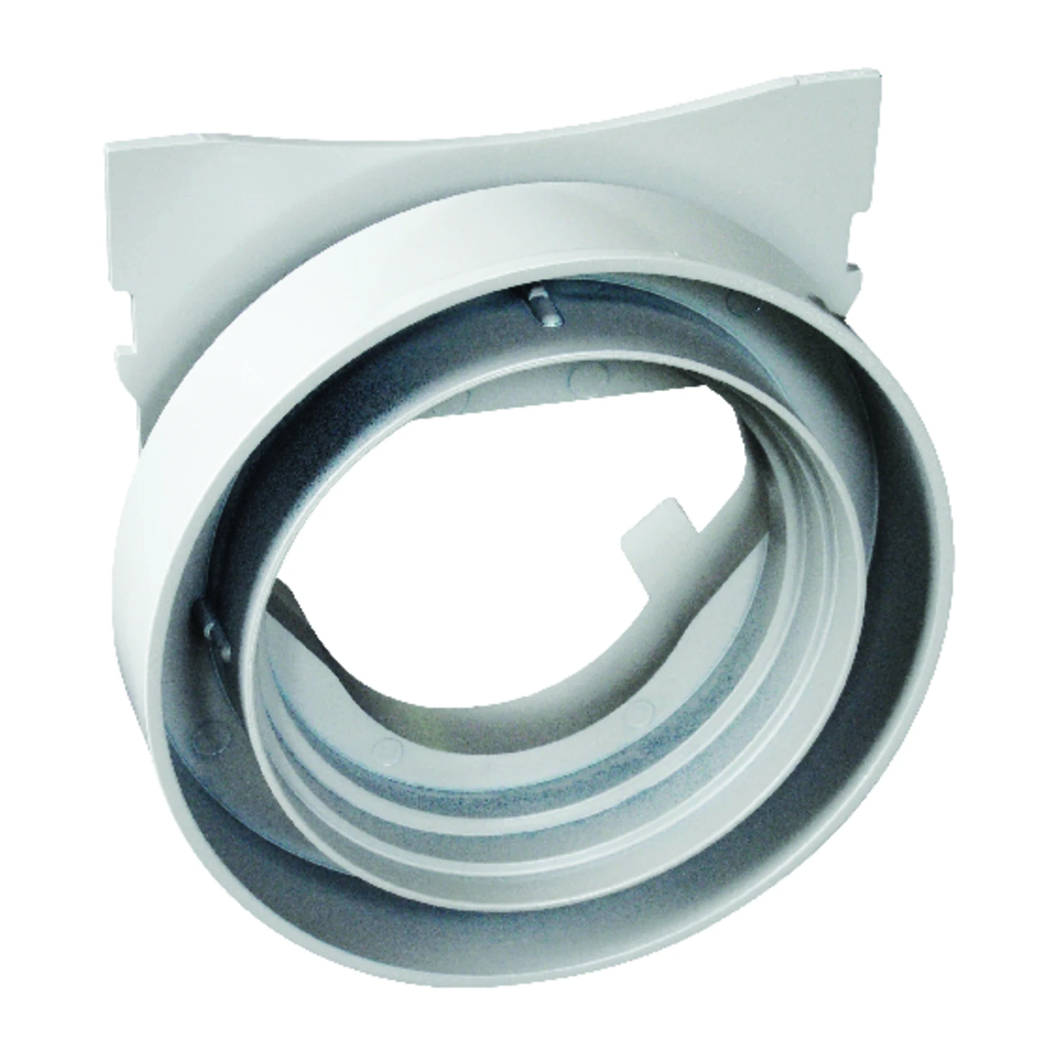 Storm Drain Plus Gray Round Plastic Channel Grate, Model Fsdp-eo