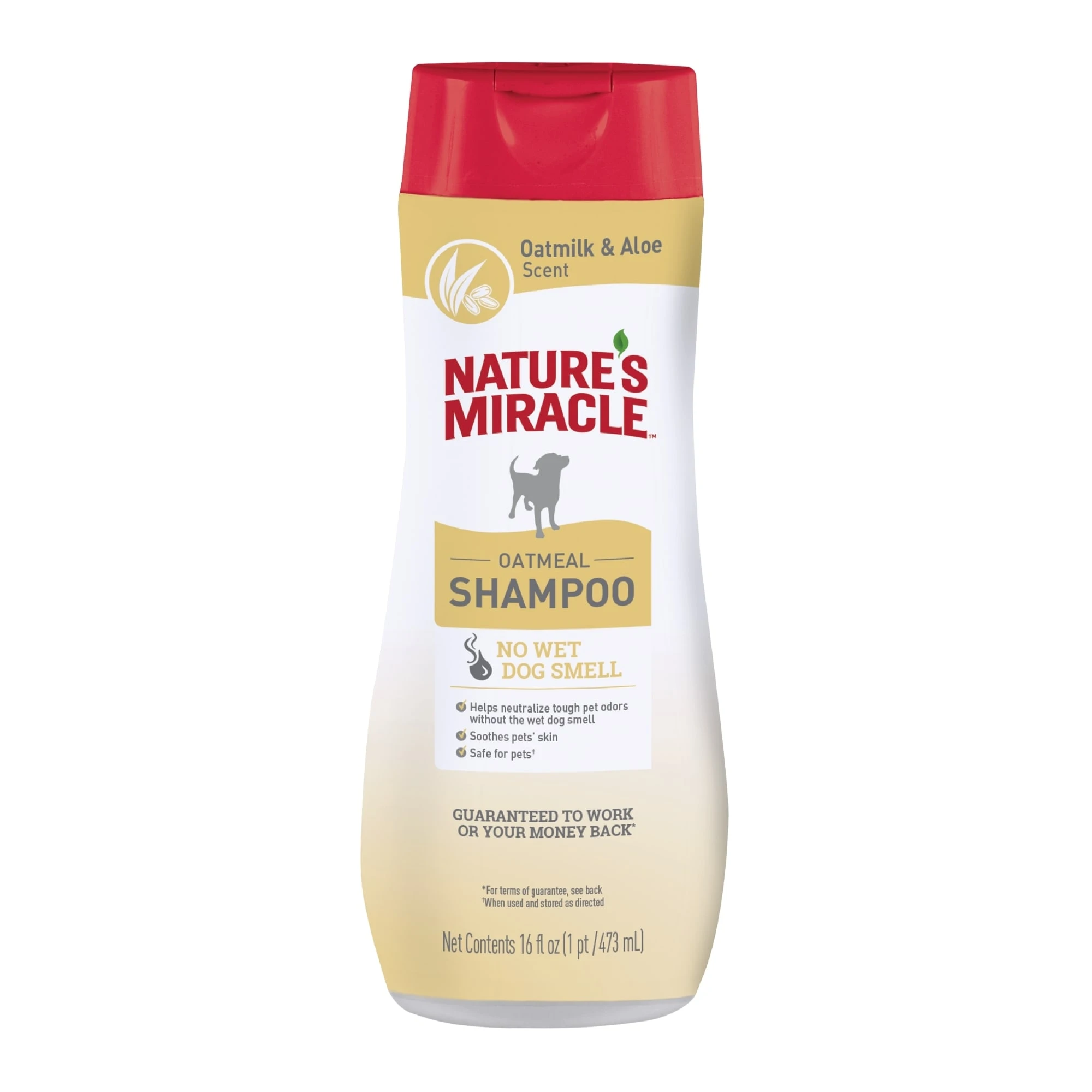 Dog Oatmeal Shampoo, 16 Ounce Bottle, Gentle Skin Soothing Formula