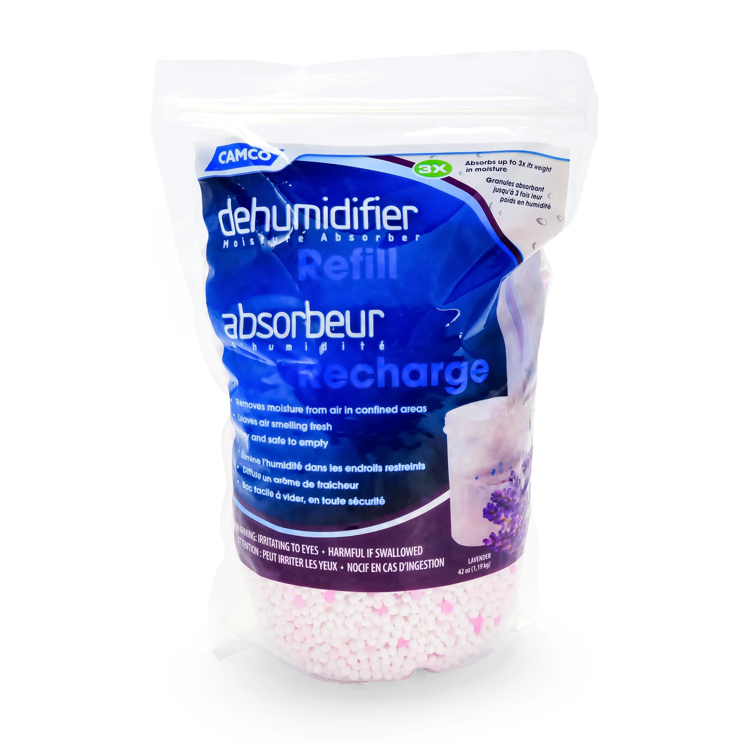 RV Dehumidifier Moisture Absorber with Lavender Scent, 42 Ounce Container