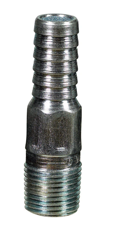 Steel Insert Pipe Adapter with 1/2 Inch Male Pipe Thread Connection