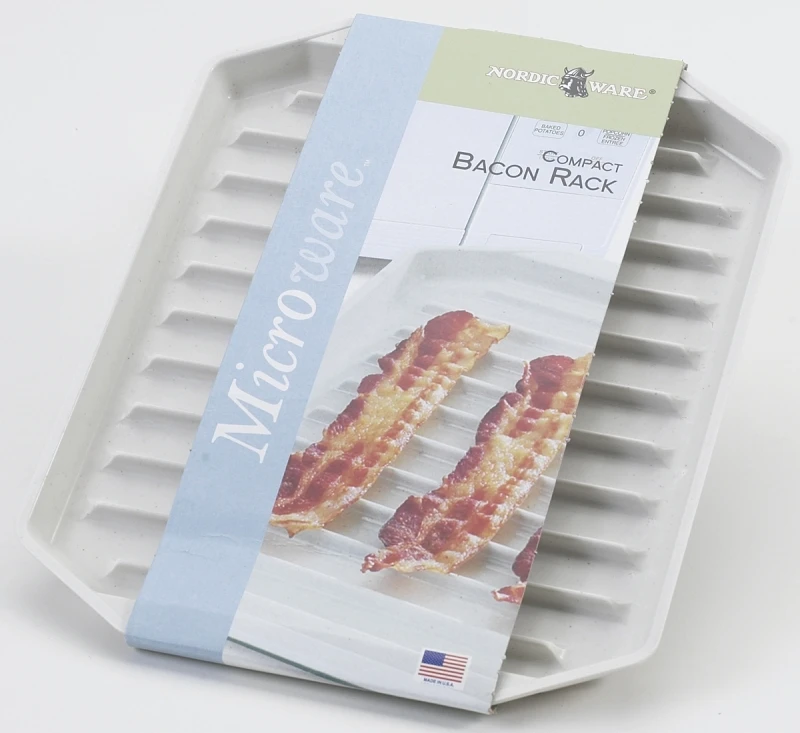 10 Inch Plastic Bacon Cookware - Bpa-free Microwave Rack