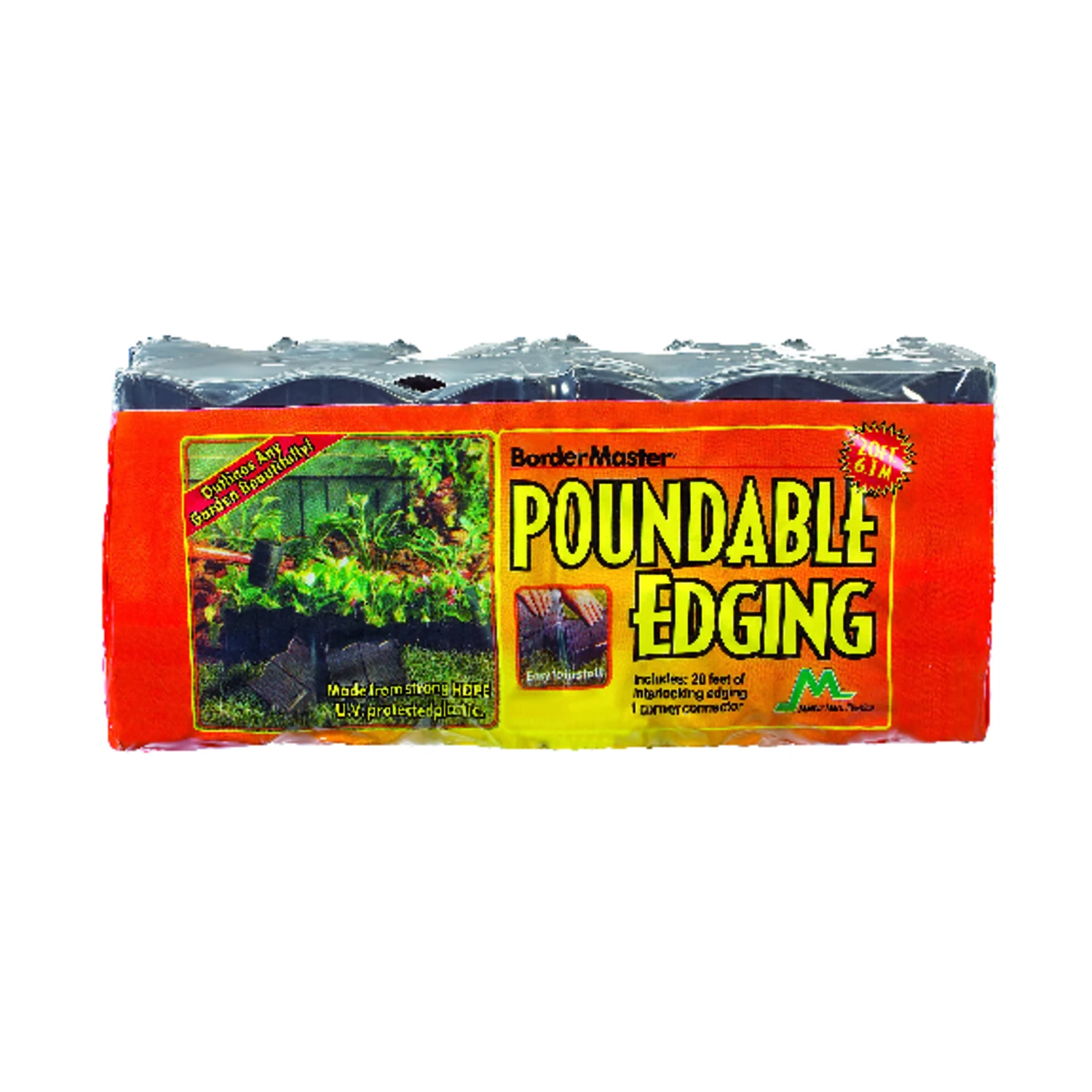 Bordermaster 6 In. H X 20 Ft. L Black Poundable Lawn Edging