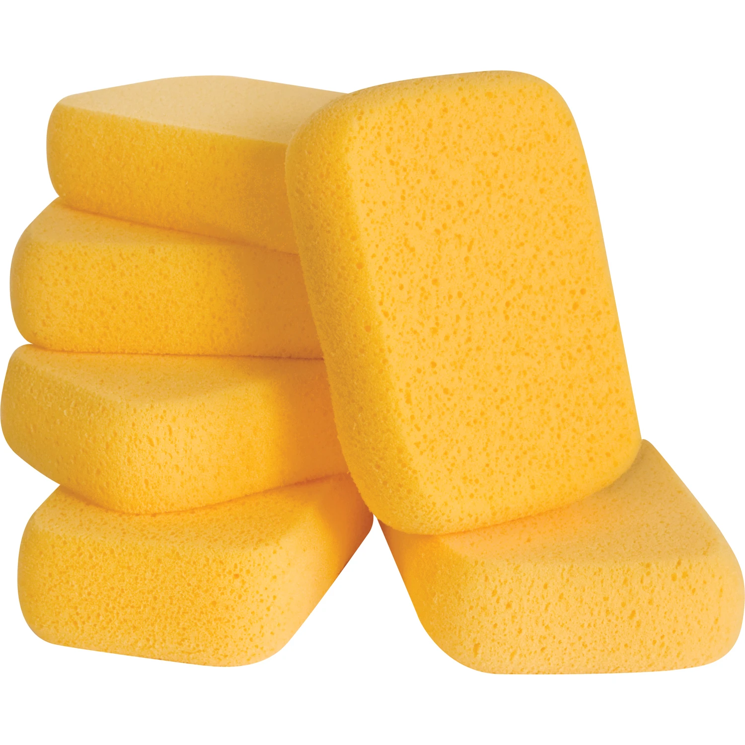 Grout Sponge, Heavy-Duty, 7.5 x 5.5 x 2 In., 6-Pk.