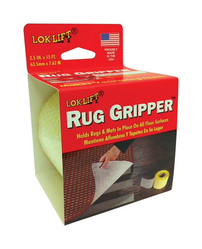 Rug Gripper Tape, 2.5 Inch by 15 Feet, Non-Slip Adhesive Carpet Tape