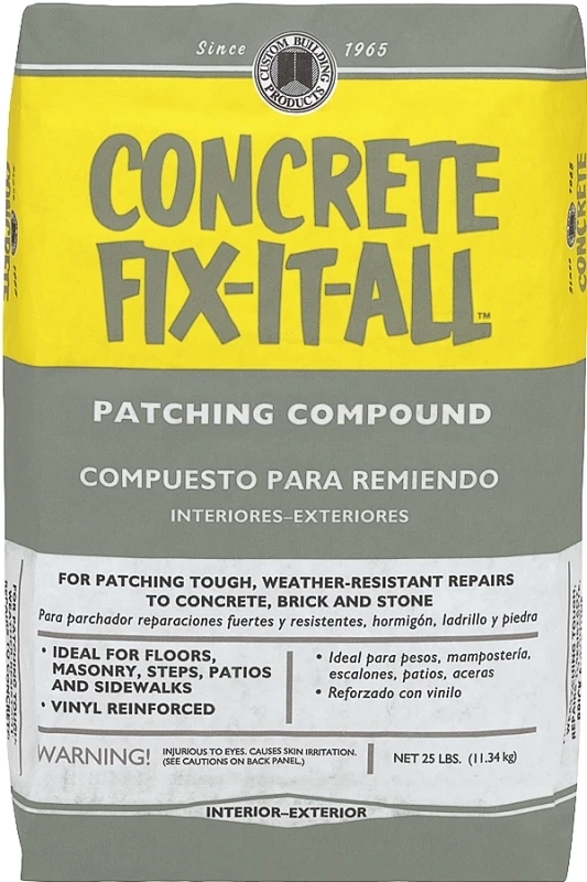 Concrete Fix-it-all Patching Compound, 25-lbs. - High Bond Strength & Weather Resistant