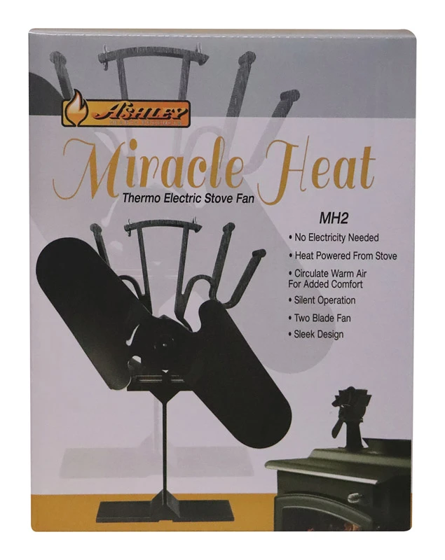 Miracle Heat Thermoelectric Fan, 2 Blades, Model Mh2