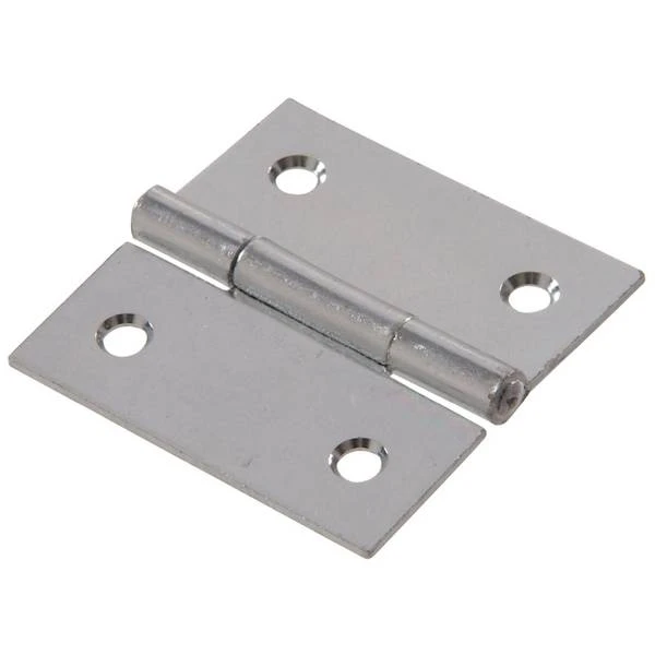 4" Zinc Plated General Purpose Broad Hinge With Fixed Pin By Hillman
