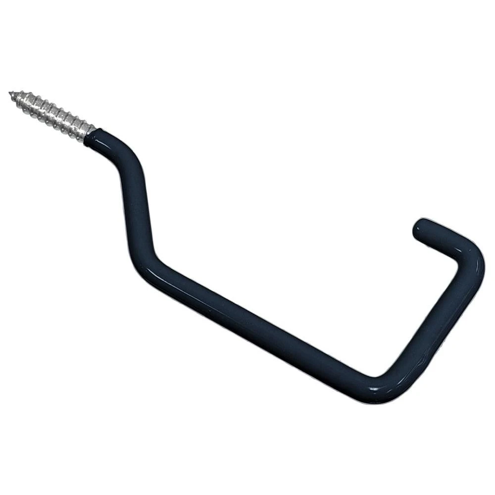 Part 851983 Black Vinyl Coated Rafter Hook, by Hillman, Single Item, Great Value