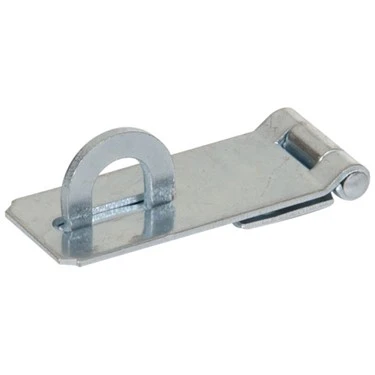 1-3/4" Zinc Plated Fixed Staple Safety Hasps For Cabinets - Hillman