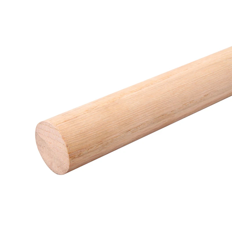 John Sterling Closet-pro 6 Ft. Unfinished Red Oak Heavy-duty Closet Rod, 1-5/16 In. Diameter