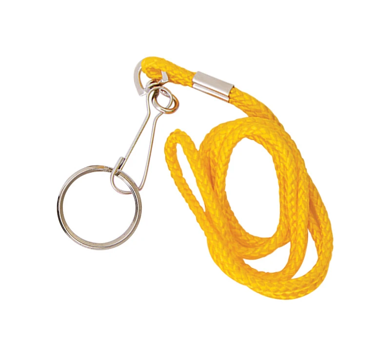 2go Nylon/steel Assorted Clip-on Lanyard, 21.5-inch, Model Kc162