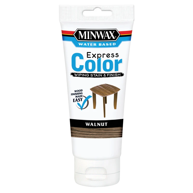 Express Color Wiping Stain and Finish Walnut 6 Ounce Bottle