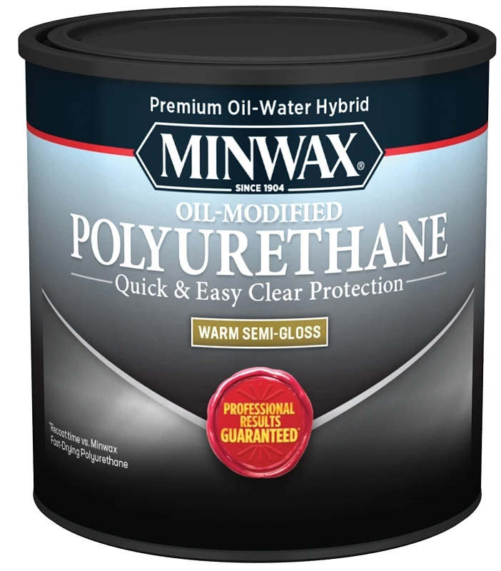 Semi-gloss Voc Water-based Polyurethane, 1/2-pint, Ultra Fast Drying