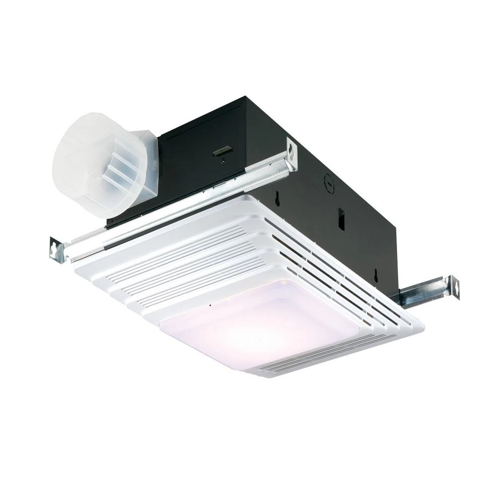 80 Cfm Bathroom Exhaust Fan, Heater And Light, Model 765h80lb, 2.0 Sones