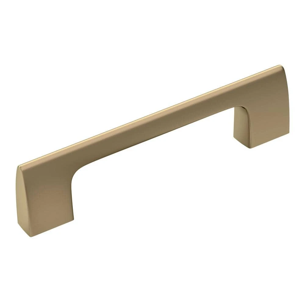 Riva Cabinet Pull in Golden Champagne Finish, 3 and 3 Quarter Inches Length