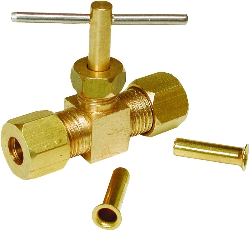 Evaporative Cooler In-line Water Shutoff Valve, 1/4 X 1/4-in. Straight Mpt