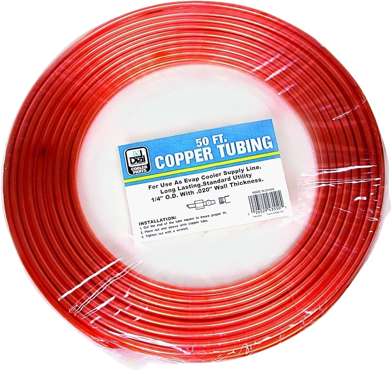 Dial 1/4 In. Od X 50 Ft. Copper Tubing For Evaporative Coolers And Humidifiers