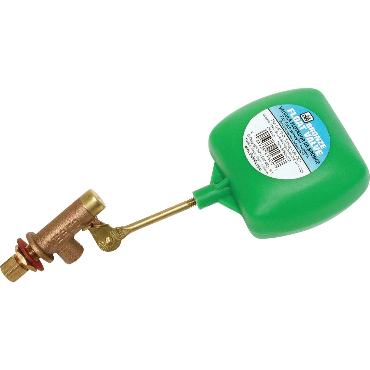 Dial 1/4 In. Brass Heavy-duty Evaporative Cooler Valve With 3 In. Arm