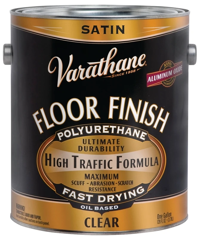 Polyurethane Floor Finish Satin Oil-Based 1 Gallon