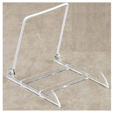 Adjustable Acrylic Easel for Books, Pictures, and Plates