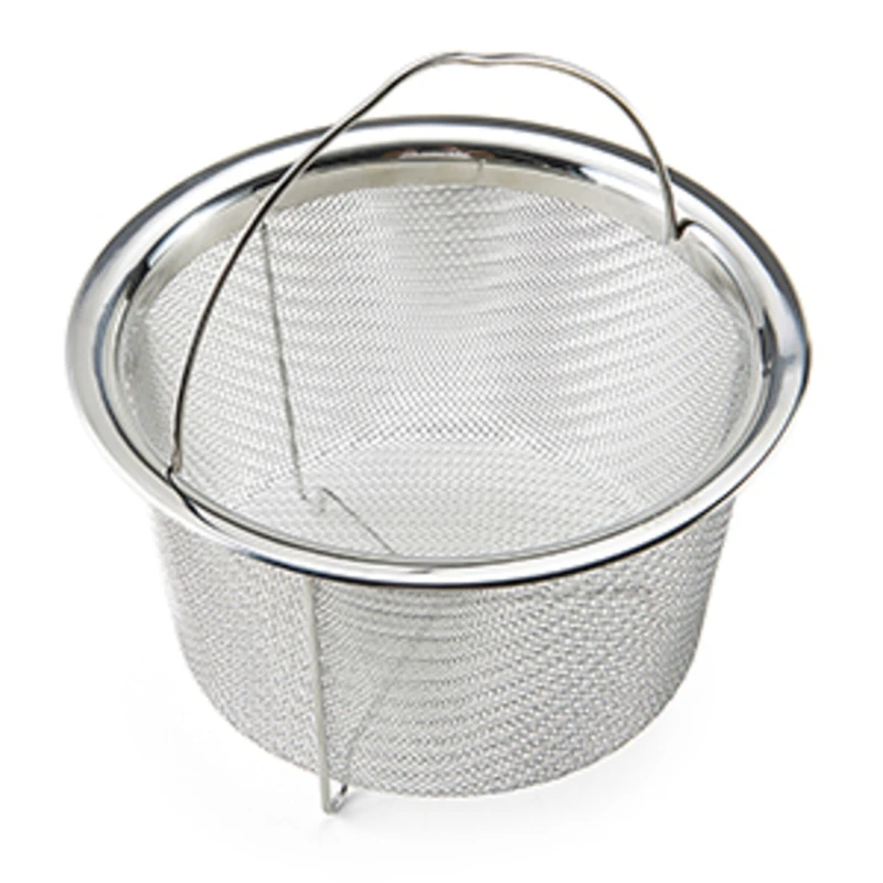 Large Stainless Steel Mesh Steamer Basket For 6-8 Quart Cookers