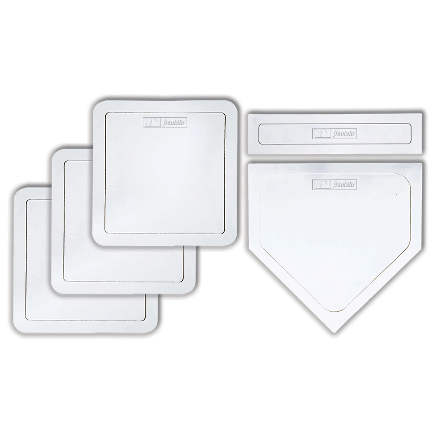 White Vinyl Base Set for Wall Protection and Finishing