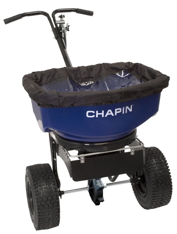 80 Lb Contractor Salt Spreader Model 82088b With Pneumatic Tires