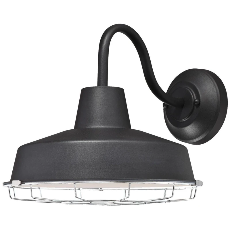 Academy Textured Black Switch Led Lantern Fixture, Model 62047