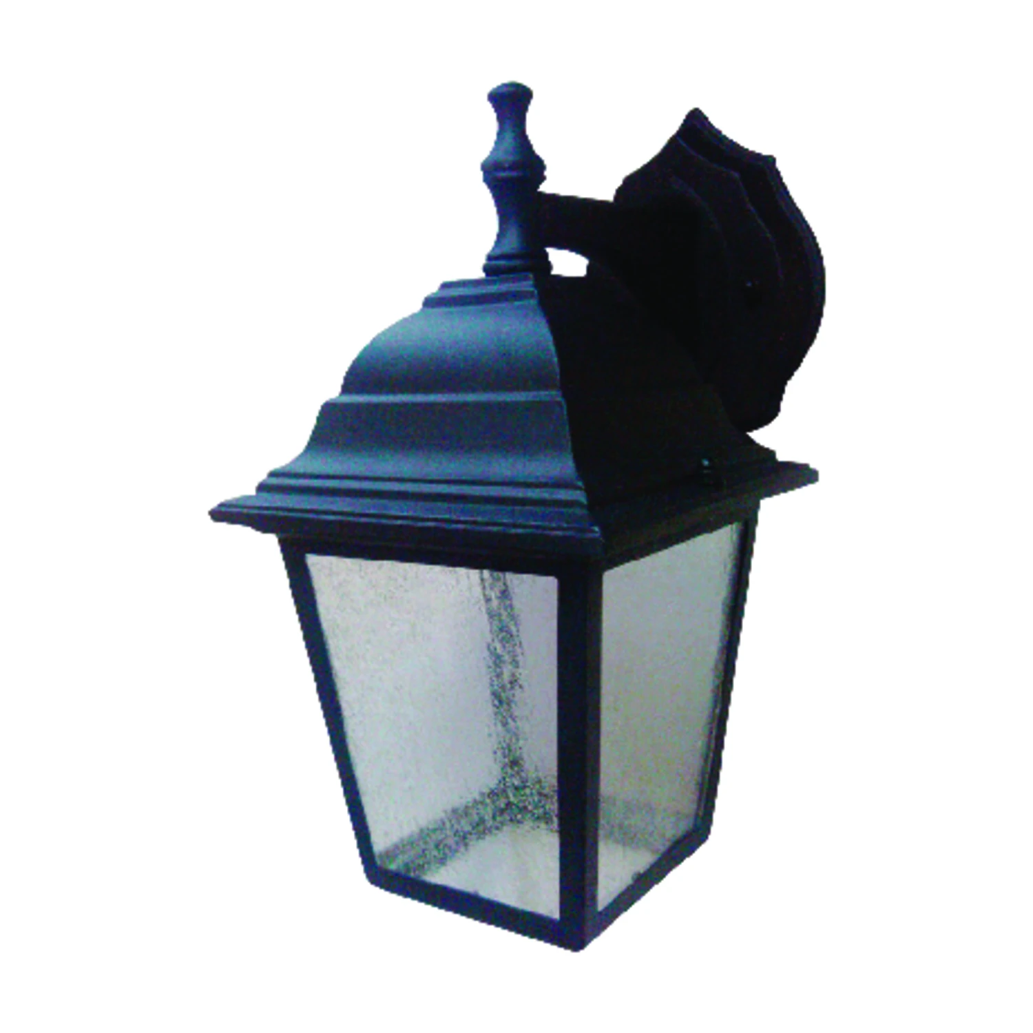 9-Watt Outdoor LED Wall Lantern with Black Finish