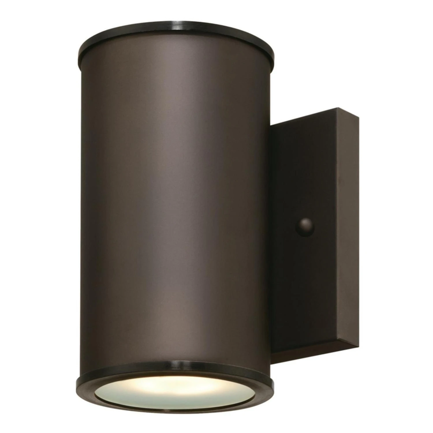 LED Wall Cylinder Light Fixture in Oil-Rubbed Bronze Finish with 640 Lumens Output