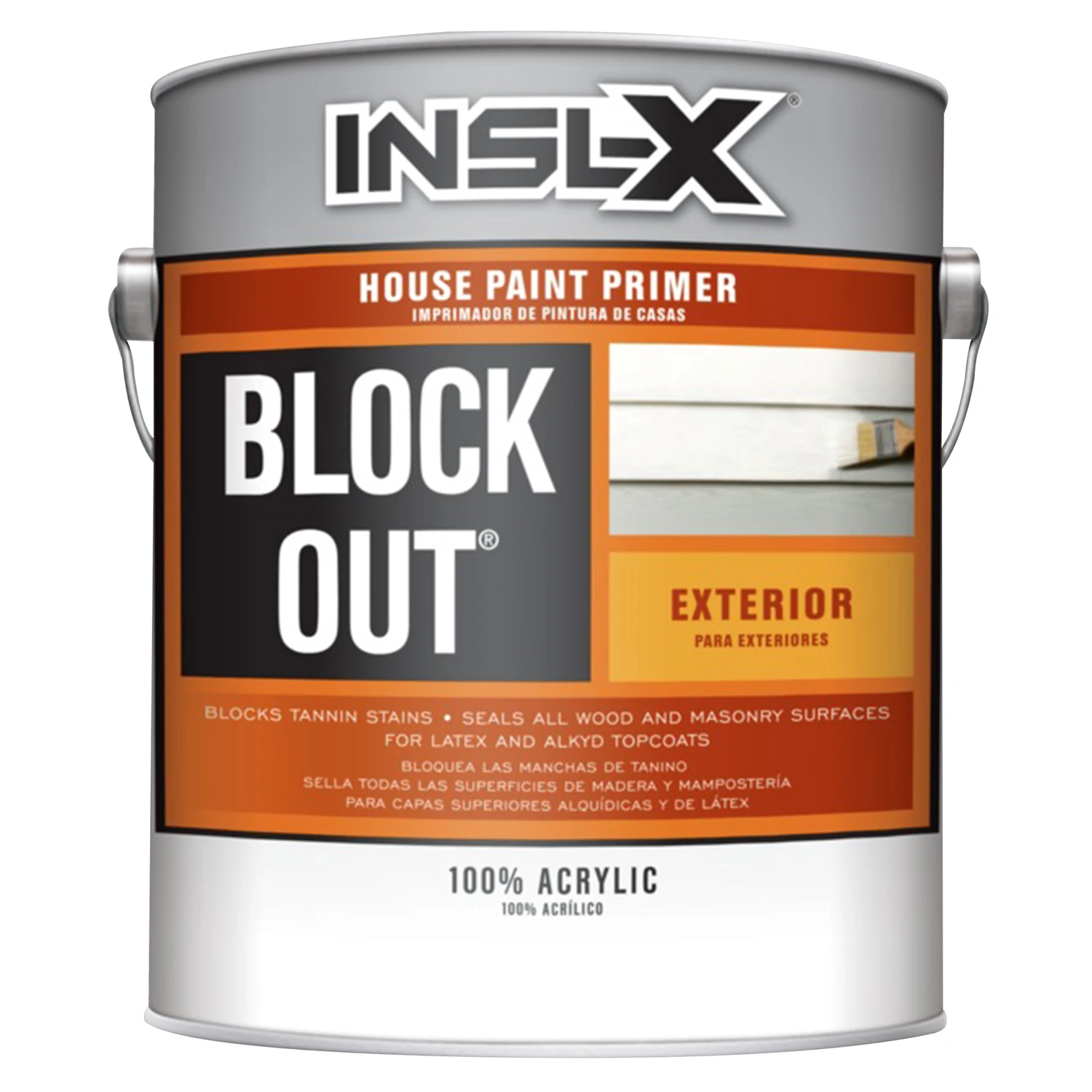 Gallon White Tintable Exterior Acrylic House Paint Primer