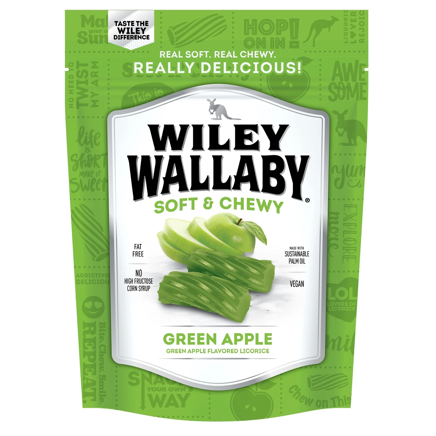 Australian Style Gourmet Green Apple Licorice 10 Ounce Candy