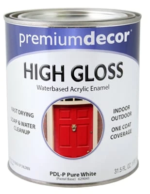 Premium Decor Pastel Base Enamel Paint, One Quart Container