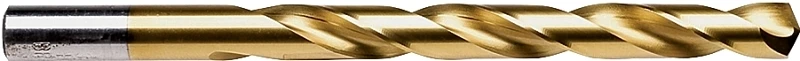 Titanium Coated Jobber Length Drill Bit, 7/16 Inch Diameter