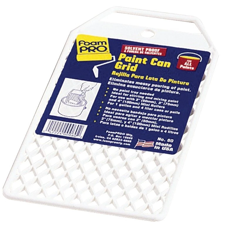 1 Gal. Plastic Paint Roller Grid - 4.5 In. W X 9.5 In. L