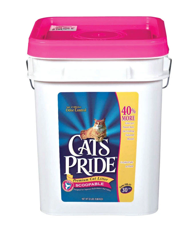 Fresh And Clean Scent Cat Litter 17.5 Lb - Lightweight, Scoopable, Flushable