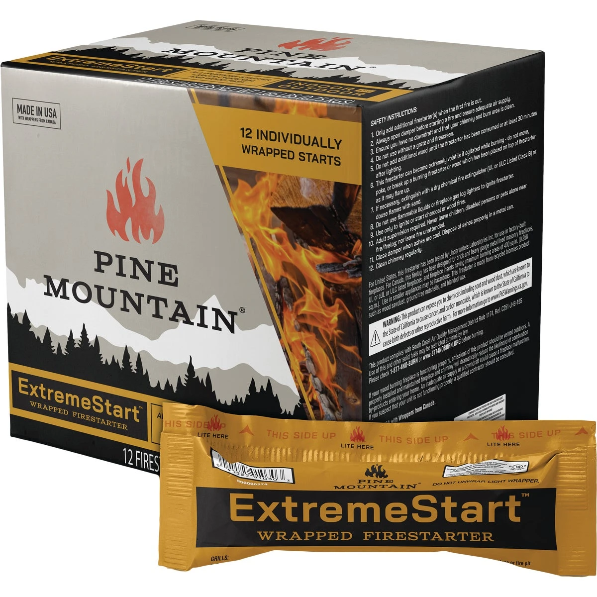 Extreme Start Fire Starter, 12-Ct.