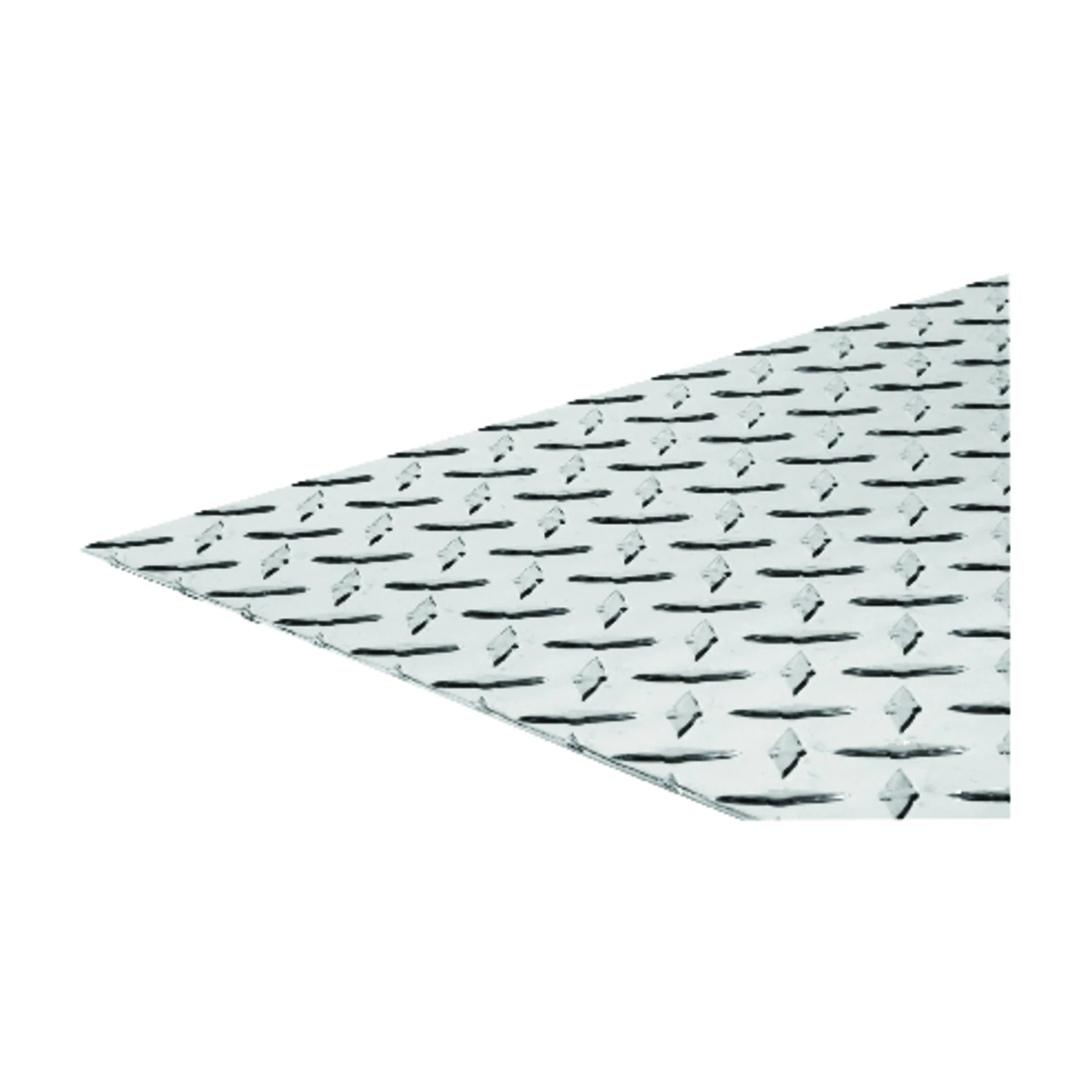 0.1 In. X 12 In. W X 24 In. L Bright Aluminum Tread Plate