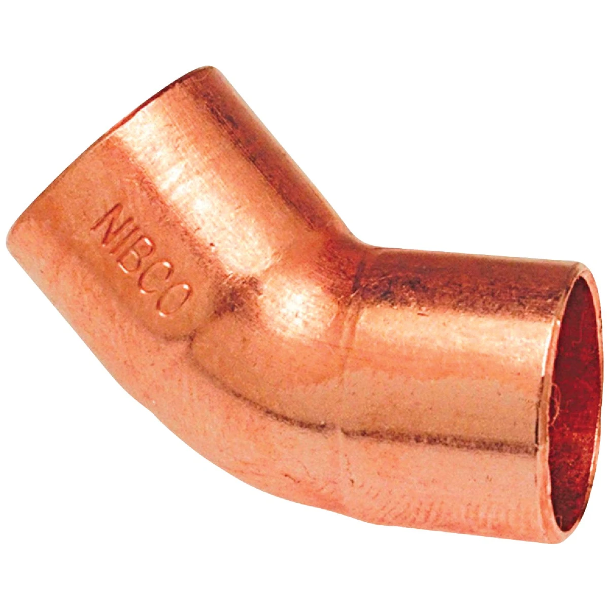 Copper Pipe Elbow, 45 Degrees, 1-1/2 In. CxC