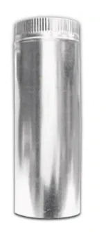 Aluminum Hvac Snap Lock Pipe, 4 In. X 2 Ft. - Model 229