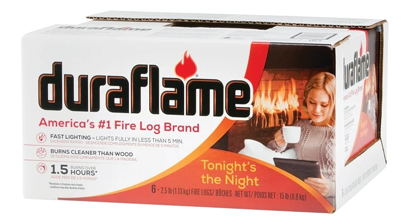 Firelogs, 2.5-Lbs Each, 6-Pk.