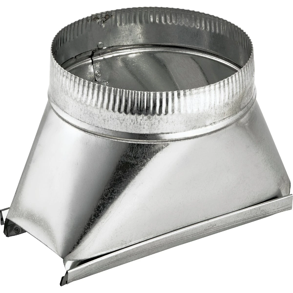 3-1/4 In. X 10 In. To 6 In. Round Galvanized Steel Straight Stack Boot