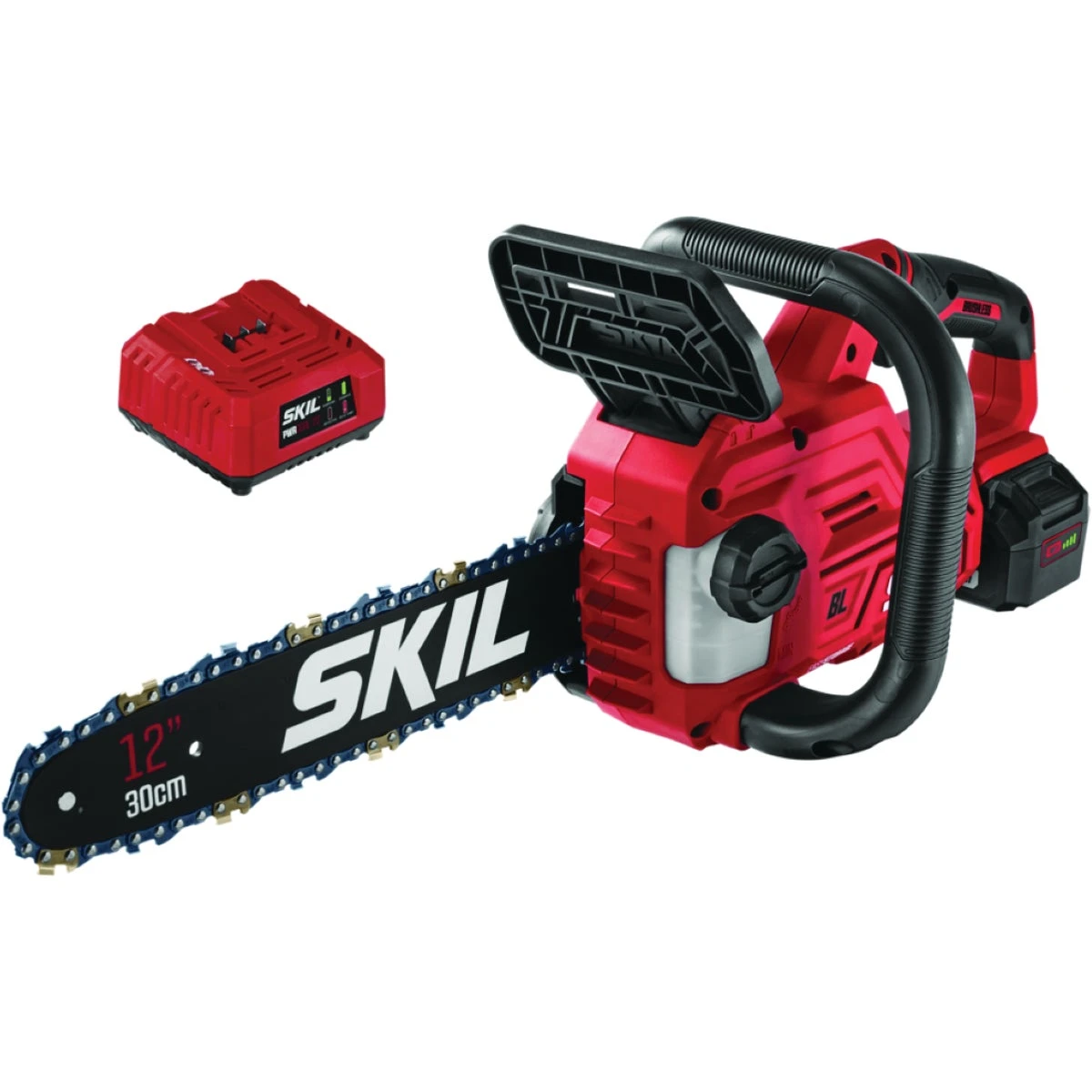 Pwrcore 12 In. 20v Brushless Chainsaw With 4.0ah Battery And Charger