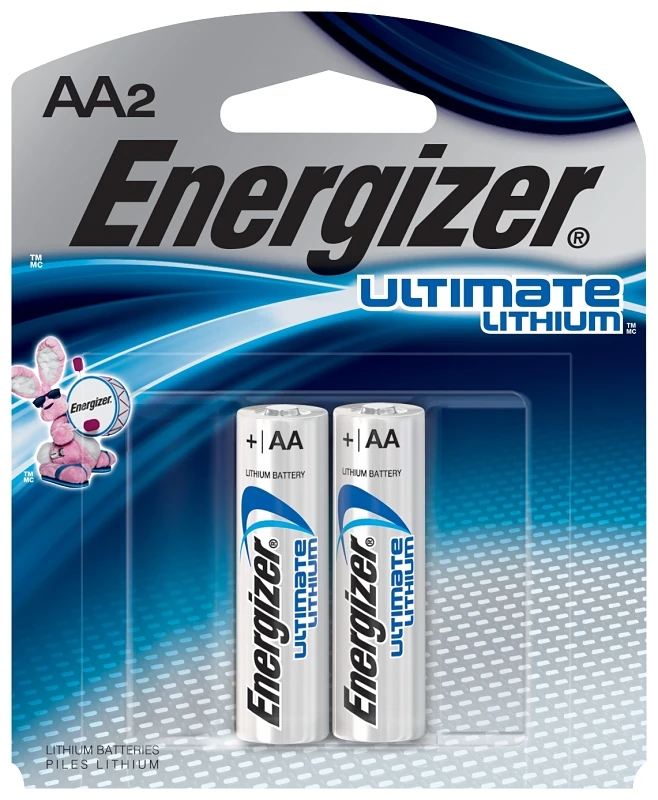 Ultimate Lithium Batteries, AA, 2-Pk.