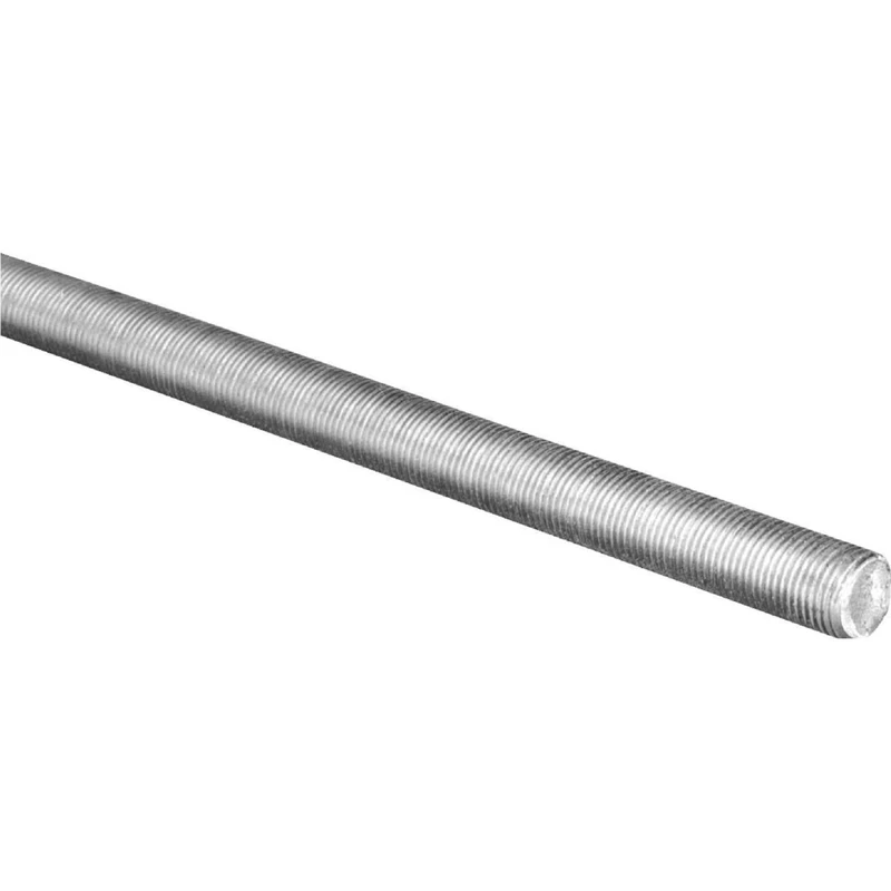 Steelworks 1/2 In. X 12 In. Galvanized Steel Threaded Rod