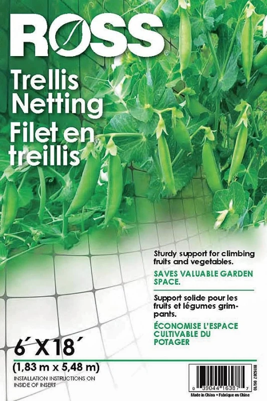 Trellis Netting 6 X 18 Ft, Uv-protected Plastic, Model 16387, 1 Pk