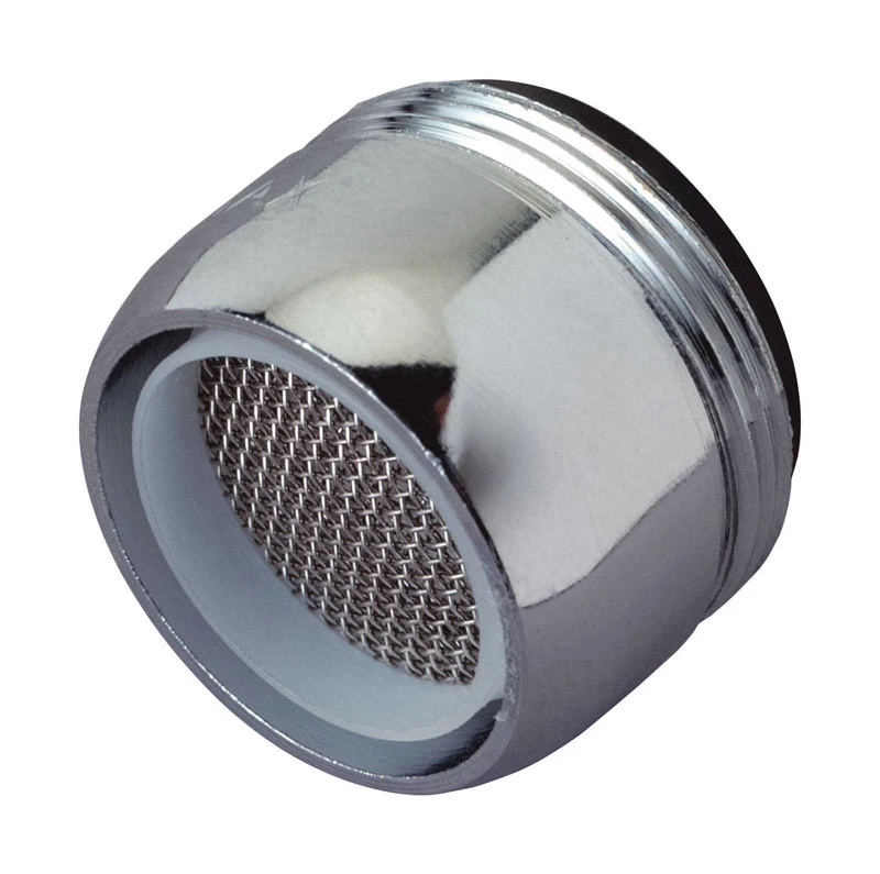 Chrome Slotless Aerator Adapter, Male Thread 13/16 In.-27, Model Sf0050x