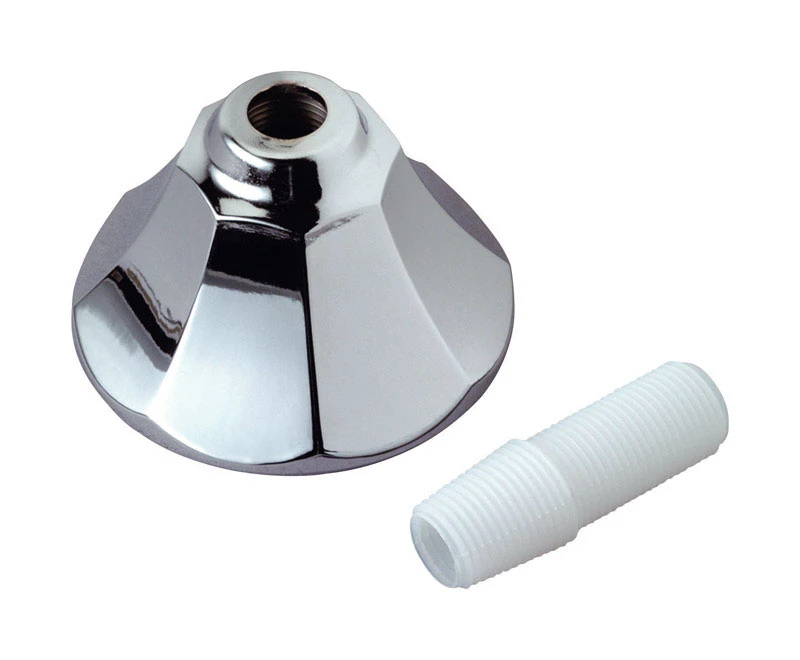 Universal Faucet Escutcheon - Zinc/plastic, 2.5" Height, 3.875" Width