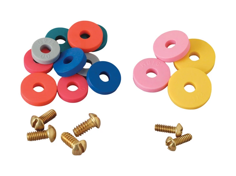 Faucet Washer Kit, Flat, 14-Pk.