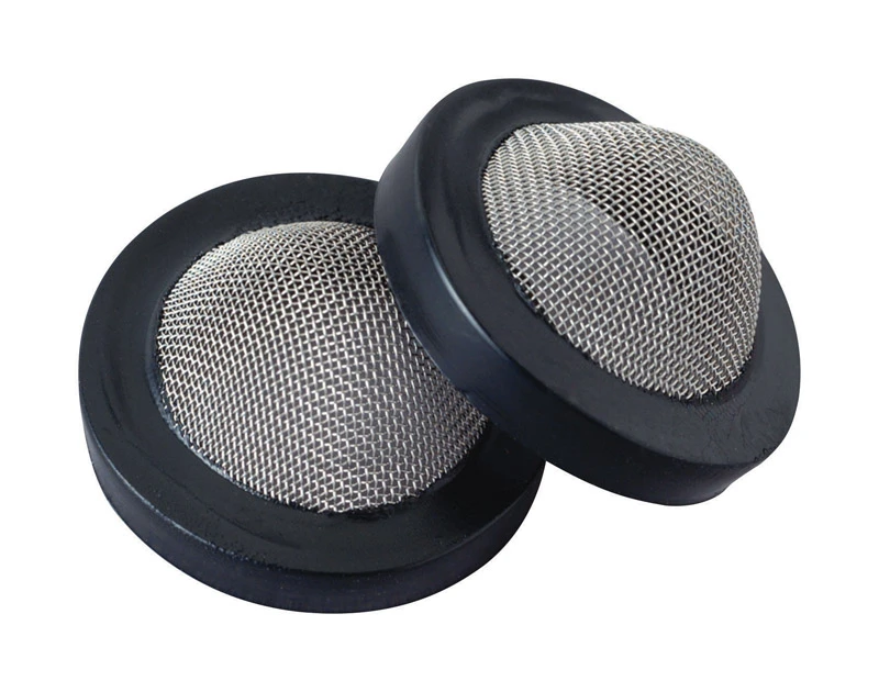 5/32 In. Dia. Stainless Steel Aluminum/rubber Hose Washer With Filter 2 Pk